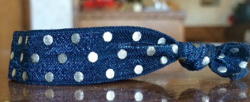 Navu silver polka dots wristband